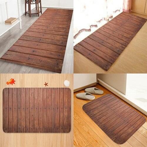 Plate with nails, letter print, flannel kitchen floor pad, bedroom floor pad, absorbent, non-skid floor pad