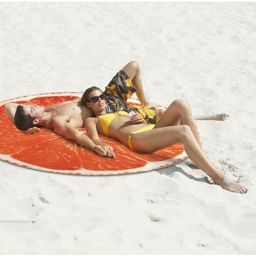 Summer Pineapple Beach Towel Watermelon Tapestry Carpet With Tassels Microfiber Beach Picnic Blanket Mat Tapestry Towels D09