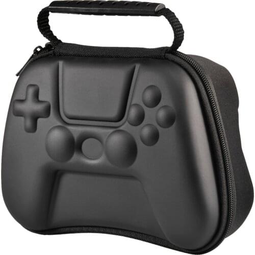Game Controller Portable Storage Bag Shockproof Dustproof Travel Carrying Bag Zippered Storage Organizer For PS5 Game Controller