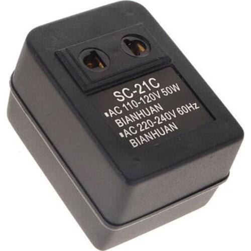 AC 220V to 110V OR 110V to 220V AC Power Voltage Converter 50W Charger Adapter Travel Transformer Step up Step Down Regulator