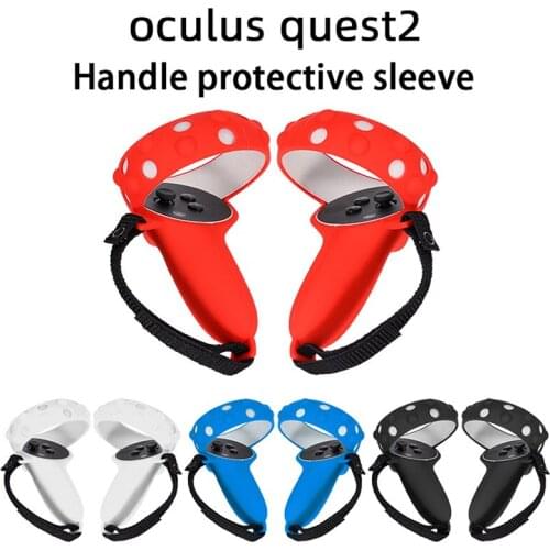 VR Accessories For Oculus Quest 2 VR Silicone Cover Controller Protective Sleeve Skin Handle Grip Covers