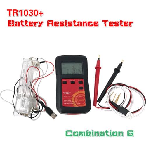 Upgrade YR1030 Lithium Battery Internal Resistance Test TR1030 Electrical DIY 18650 Nickel Hydride Button Dry Battery Tester C6