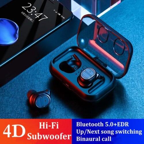 X6 TWS Bluetooth Earphone 5.0 Wireless Bluetooth Stereo Bass Wireless earphones With Microphone For phones