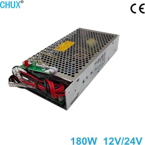 CHUX 180W Switching Power Supply Battery Charger 12V 24V13.5V Universal AC UPS Charge Function Monitor Output DC Supplies