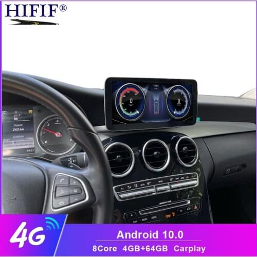 10.25/12.5 inch andriod 10 Android Display 4G for Benz CLA GLA A Class W176 2012-2015 Car Radio Screen GPS Head UP Touch Screen