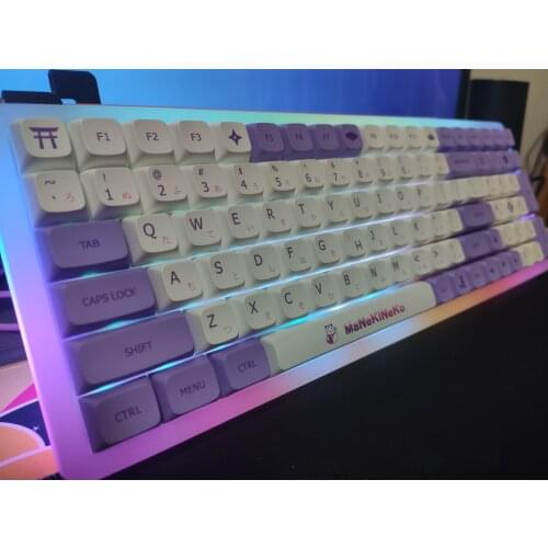 146 Japanese Root PBT Key Caps Kawaii XDA Keycaps For Cherry MX Switch Mechanical keyboard Anime PBT Keycap Set