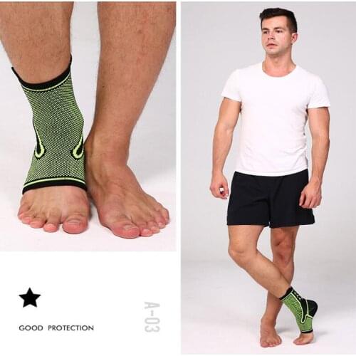 2021 Huanwei New Factory Price Ankle Brace Compression Support Sleeve For Injury Recovery And Joint Pain