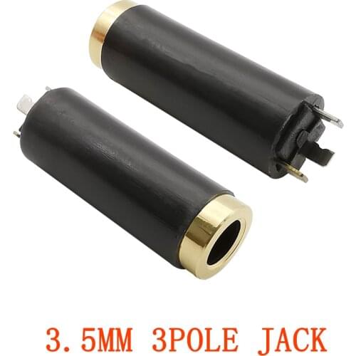 5/10Pcs 3Pole 3.5mm Headphone Stereo Audio Jack Connector 3.5mm 3Pin DIY Earphone Solder Female Socket Video 3.5 Jack Adapter