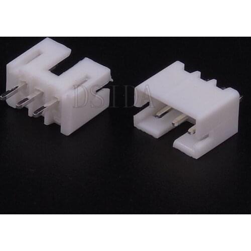 50Pcs Male Pin Header 2.0mm PH2.0 2mm 3P 3Pin Connectors Leads PH-A Straight Needle For PCB