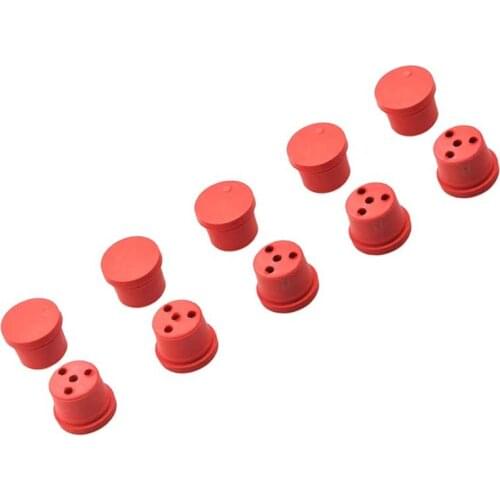 6pcs Gasoline Methanol Fuel Tank Plug Oil Leak Stopper Model Airplane Dedicated Rubber Spigot for RC DIY Aircraft Parts