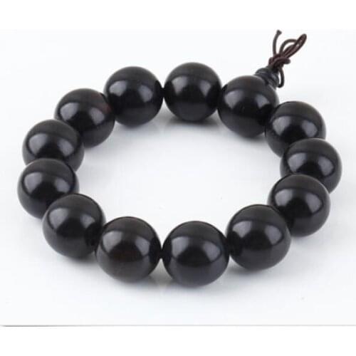 Buddha Sanda EbonyWood Tibet Buddhist Prayer Beads Mala Bless Bracelet ML23
