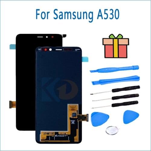For Samsung Galaxy A8 2018 A530 LCD Touch Screen Digitizer A530F A530DS A530N Assembly Replacement For Samsung A530 LCD