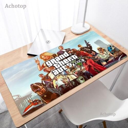 800x300mm GTA V Mouse Pad Gamer Large Gaming Keybord Mousepad For Computer PC Desk Mat Anime Mousemat gamer accessories XL Rugs