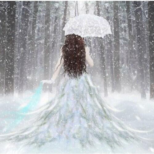 Pretty Lady In Hat DIY 11CT Cross Stitch Embroidery Kits Needlework Craft Set Cotton Thread Printed Canvas Home Wholesale