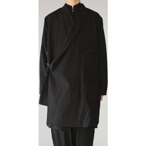 Mens new menswear fashion trend urban youth multi-functional deconstructed casual jacket