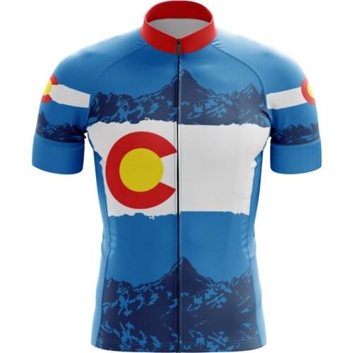 Men Cycling Jersey Mountain Print MTB Maillot Bike Shirt Downhill High Quality Pro Mountain Bicycle Clothing