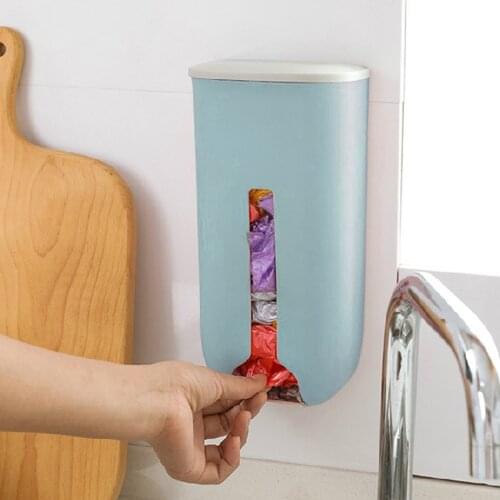 New home life wall hanging kitchen garbage bag storage rack kitchen bathroom plastic bag Nordic style shoe cover storage box
