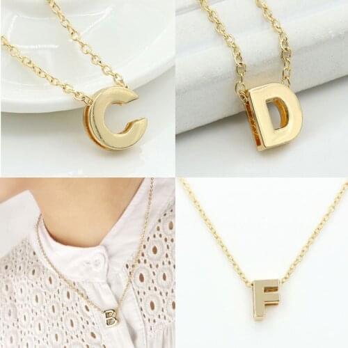 Initial Necklace Necklaces for Women Necklace Charms Letter Necklace Choker Fashion Jewelery Necklace Collier Femme naszyjnik
