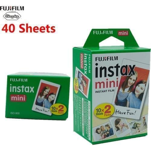 Fujifilm Instax Mini Film 10 20 40 60 80 100 140 Sheets For FUJI Instant Photo Camera Mini 11 9 8 7s 70 90 Camera Film