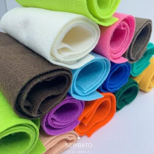 30 Pieces/set Of Colorful Non-woven Felt Cloth Polyester Cloth Felt Cloth Handmade DIY Sewing Doll Making Home Decoration Fabric