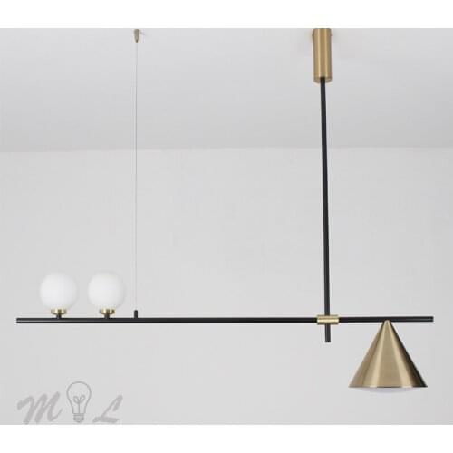 Modern Hanging Lamp Living Room Pendant Art Deco Glass Ball Pendant Lamp Dining Room Suspension Luminaire Nordic Kitchen Fixture