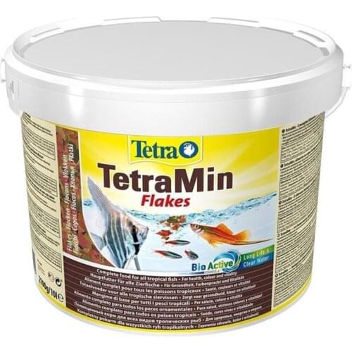 2100 grams/10 Liter Tetramine, For All Ornamental Fish 1. Grade Flake food, Fish Feed Expiry Date 06/2023