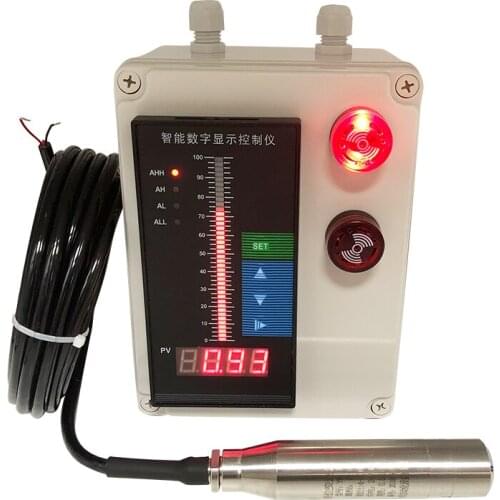 Input liquid level meter Fire water tank water level controller Display instrument liquid level transmitter 4 ~ 20mA