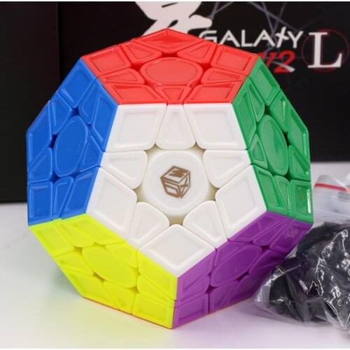 Puzzle Magic Cube QiYi Xman magnetic Megaminxeds Galaxy v2LM dodecahedron dodecahedra 12axes strange shape magnet magic puzzles