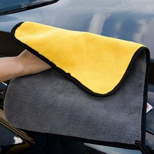 1Pcs Extra Soft Car Wash Microfiber Towel Car Cleaning Drying Extra Care Cloth Detailing Car Wash Towel Never Scrat