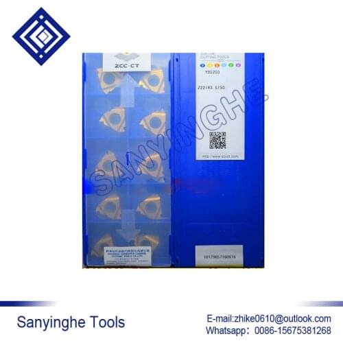 Free shipping high quality 10pcs/lots YBG203 Z22IR3.5ISO cnc carbide turning inserts threading inserts