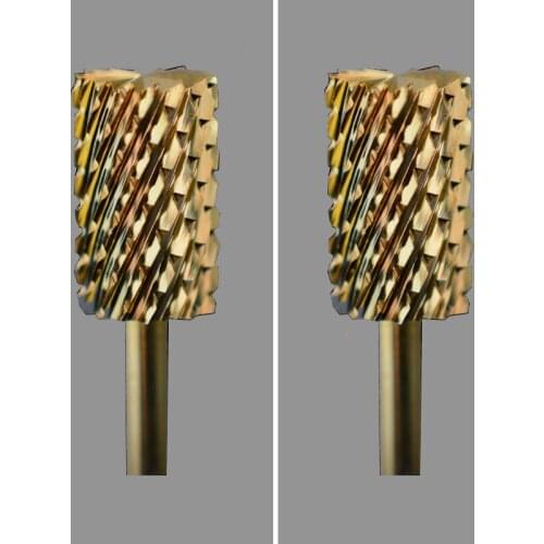 2pcs Carbide Nail Drill Bit -Big Pink & White Bit - M