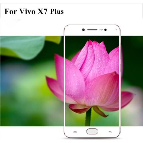 2PCS Ultra-Thin screen protector Tempered Glass For Vivo X7 Plus X 7 Plus full Screen protective For Vivo X7Plus X 7 Plus