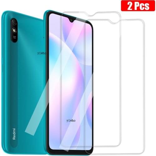 2 Pcs Protective Glass For Xiaomi Redmi 9C NFC Screen Protector On Xiomi Redmi 9A 9 Tempered Glass Xaomi HD Clear Front Film