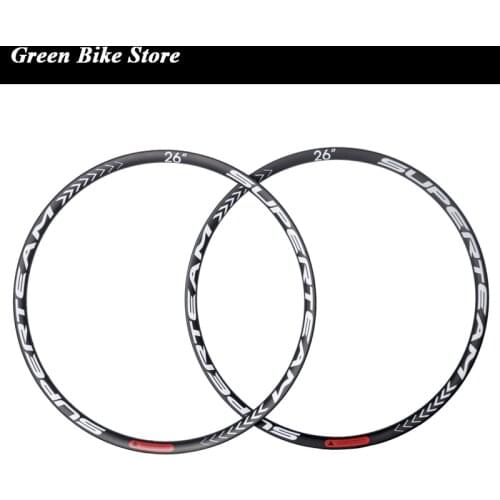 26er Full Carbon T700 MTB Rim Carbon Bike Wheel Set Clincher Bicycle Wheels High Pressure Hot Sale