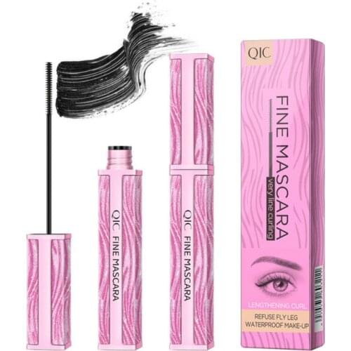 4D Silk Fiber Eyelash Mascara Quick Dry Long Waterproof Volume Lengthening Eyelashes Mascara Cosmetic Maquiagem TSLM2