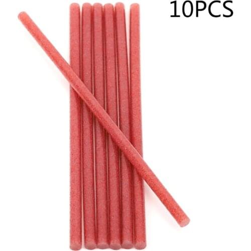 594C 10Pcs/set DIY Professional Hot Melt Glue Sticks, Strong Adhesive Hot Melt Glue for Handmade Craft, 7mm/0.28In