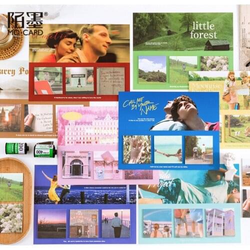 60Sheet/pack Film Memo Pad School Supplies Paper Stationary Office Decoration Accessories