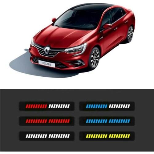 2pc DRL Car Front Grille Decorative Lamp For Renault duster megane 2 logan captur clio laguna 2 ESPACE GRAND SCENIC KADJAR