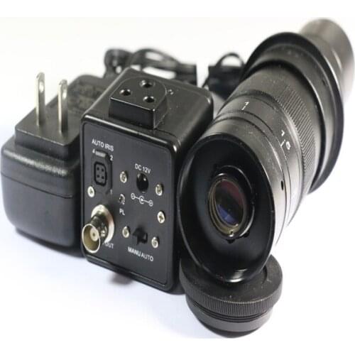 Digital microscope 800TVL 1/3" Industrial Camera BNC Video Output Standard C Interface +300X C-Mount lens