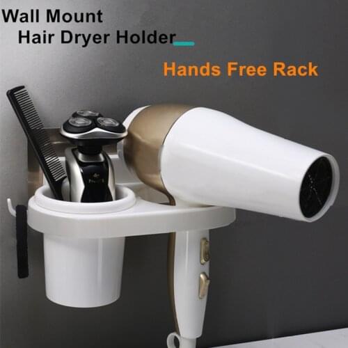 Hair Dryer Holder, Hair Styling Storage Rack Barber Salon Straighteners Organizer,Storage Holders & Racks for hair dryer brush