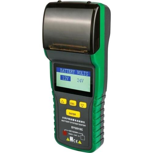 DUOYI DY2015C Car Battery Tester Printer Car Heavy Duty