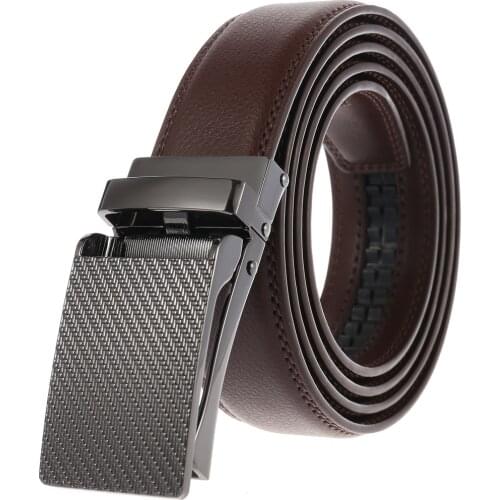 Hot Selling Men Belt Fashion Alloy Automatic Buckle Belt Business Affairs Casual Decoration Belt Mens Belts 3.1cm LY133-2227-1