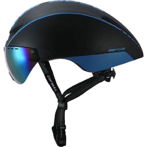 CAIRBULL 2 Lens AERO-R1 Cycling Helmet Magnetic Goggles Bike Helmet Road Mountain MTB Pneumatic TT Helmets Casco Ciclismo Cap