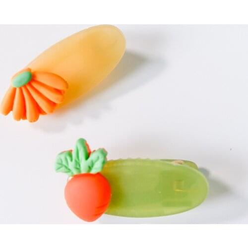 Summer Vacation Style Fruit Shape Clip Childrens Hairpin Hair Accessories hair tie