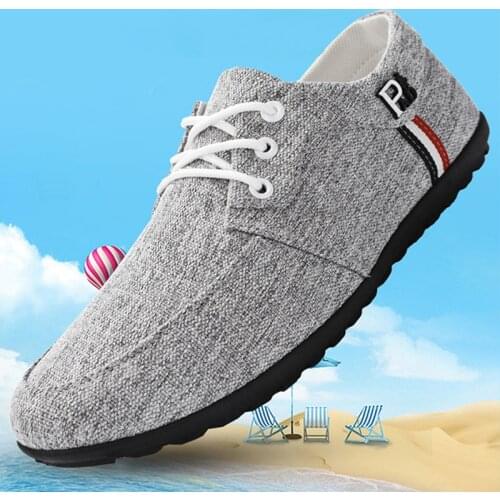 Fashion Shoes Walking Men Shoes Men Casual Shoes 2121 summer Canvas Men Shoes Breathable Loafers Canvas Man Driving Shoe