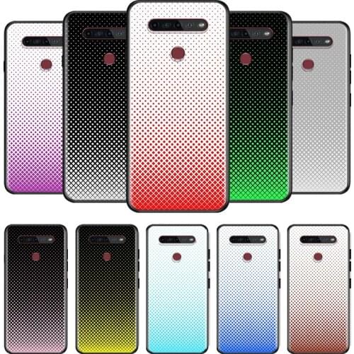 Fashion Color Block Art For LG G8 V30 V35 V40 V50 V60 Q60 K40S K50S K41S K51S K61 K71 K22 ThinQ 5G Phone Case