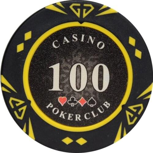 Clay Pokers Chips Monte Carlo Metal Taxes Hold'em Poker Chip Sets Entertainment Casino Diamond Coins Black Jack 25 pcs/lot