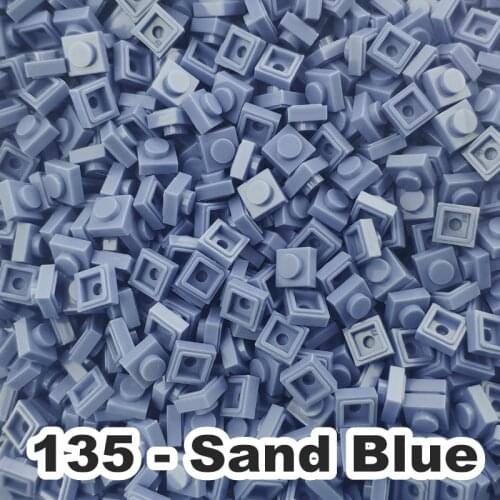 No.135 Sand Blue L*going 3024 Plastic Small Building Blocks Brick Accessory 1X1 Plate Pixel Art DIY Educational Toys For Adult