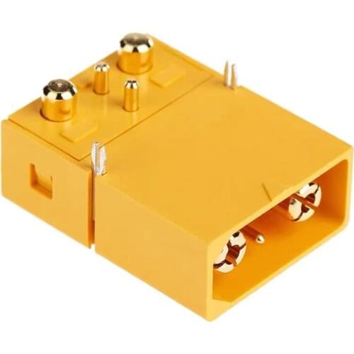 NEW Amass XT90PW(2+2) 4.5mm Gold-Plated Banana Plug Connector Male