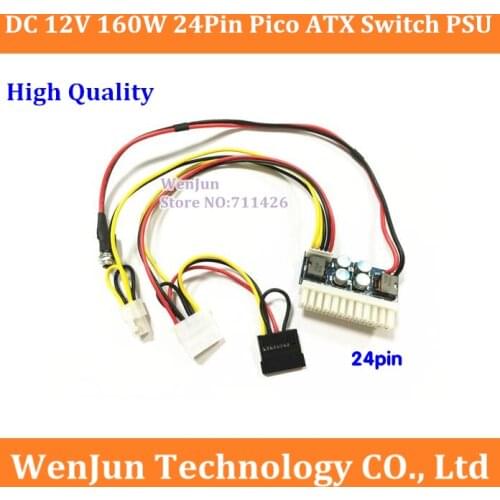 Brand NEW High Quality DC 12V 250W 24Pin Pico ATX Switch PSU Car Auto Mini ITX DC to DC High Power Supply Module 10pcs/lot